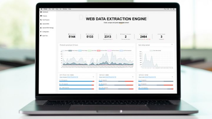 Дизайн интерфейса веб платформы извлечения данных